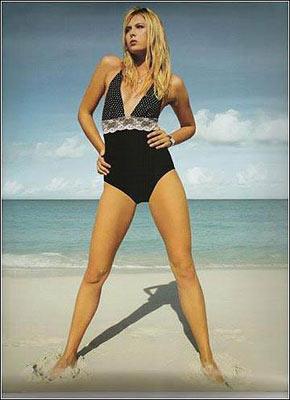Sexy Sharapova in bathing suit