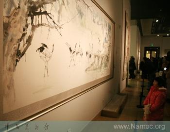 A retrospective exhibition of Yang Zhiguang is on display