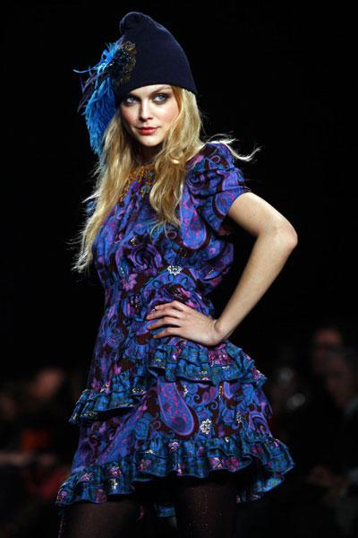 Anna Sui Fall 2009 collection at New York Fashion Week