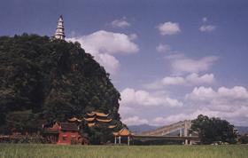 Longshan pagoda travels  Shiyan of China