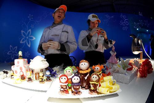 Beijing opens world's biggest chocolate show at Olympic Green