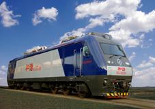 High-power electric locomotive come off