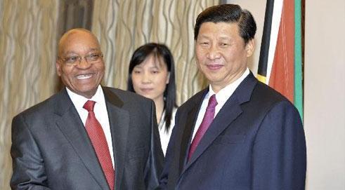 Chinese Vice President Meets with South African President Zuma on Ties, Cooperation