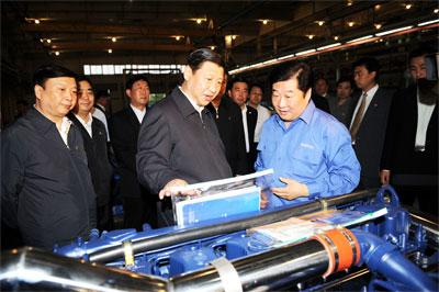 Xi Jinping, vice president of China inspected Weichai Power