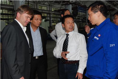 Germany Customers Visited Xiangyang Automobile Bearing Co., Ltd