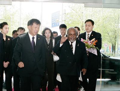 PNG Prime Minister Visits MCC Group