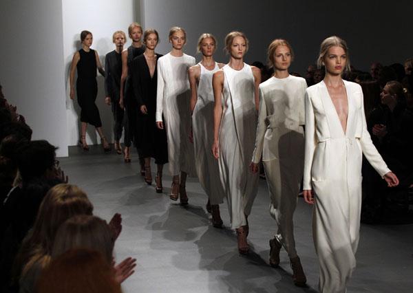 Concise style rules Calvin Klein show at NY Fashion Week