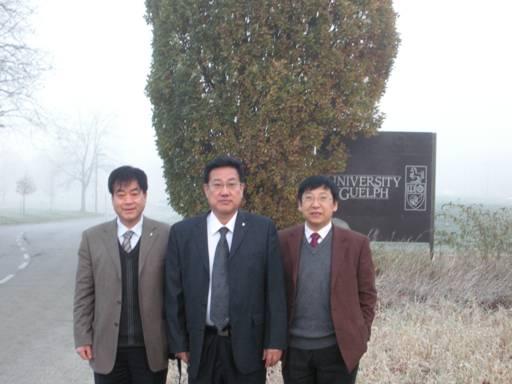 Zhu Shengli (Vice President of BUA) Visited University of Guelph of Canada
