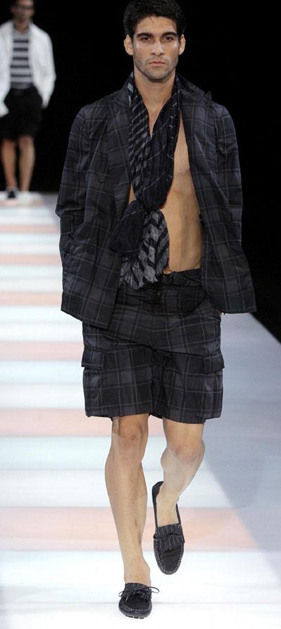 Giorgio Armani Spring/Summer 2010 men's collection during Milan Fashion Week