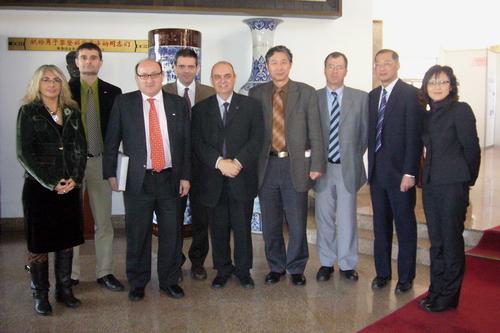 Vice-Rectors of The Universitat Polit  cnica de Catalunya (UPC), Spain, visited ZJU