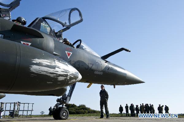 French warplanes fly around 400 hours over Libya