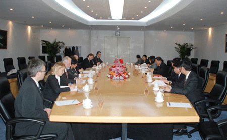 Vice Minister Hu met his counterpart from Norway