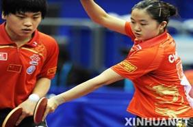 SCUT student tops 50th WTTC mixed doubles