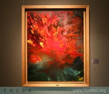 Yan Juntai and Xu Wantian hold an oil painting exhibition