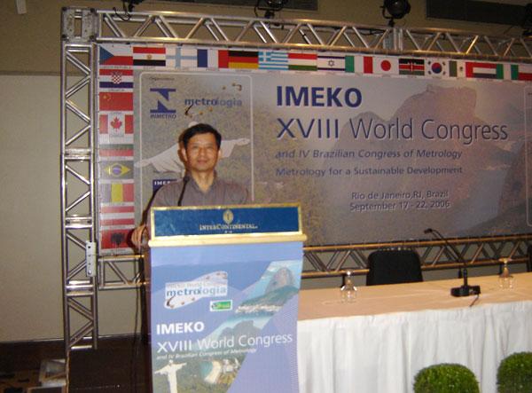President Jianzhong Lin attended IMEKO-XVIII World Congress