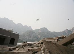 China's Rotorcraft Stands Drill of Search and Rescue in Earthquake Ruins