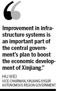 Xinjiang to boost infrastructure