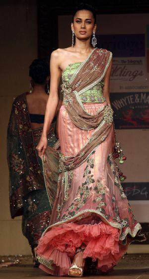 Indian style fashion show 