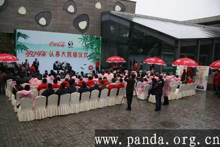 Coca-Cola China their adoption of a pair of panda twins for life