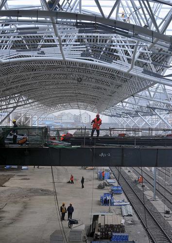 Refurbished railway platform to commence operations at Hefei Railway Station