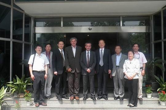 Prof. Ren   Le Gall, Director of Polytech Nantes Visits SMU