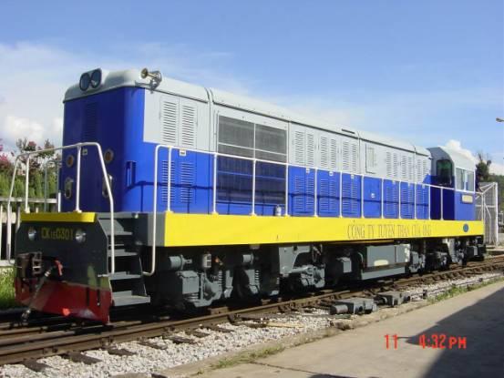 Locomotives delivered to Vietnam