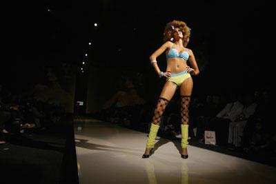 Lingerie show at Cape Town Fashion Week