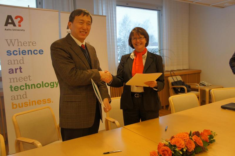 Tongji University and Aalto University agreed on a double degree programme