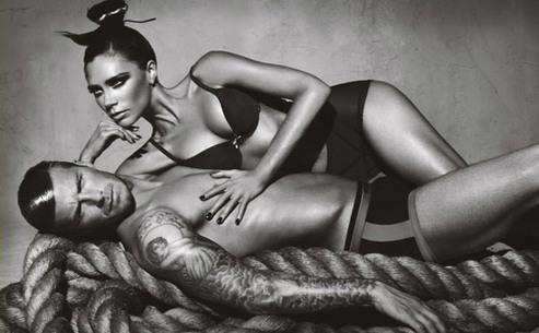 Victoria and David Beckham pair up for new armani ad