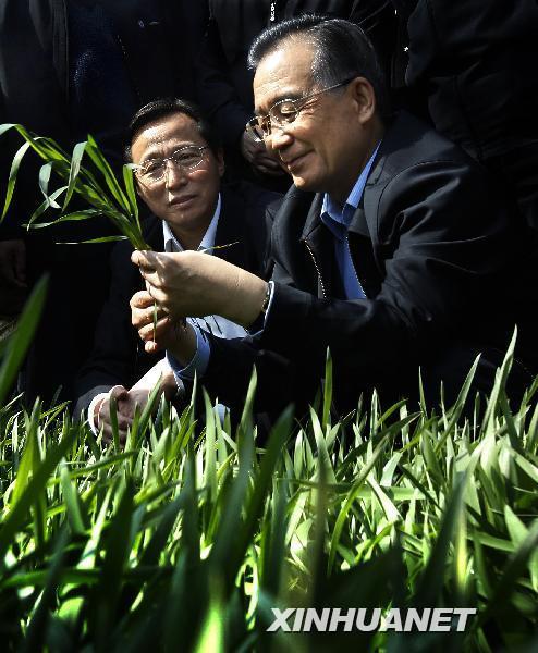 Premier Wen Jianbao completes inspection tour of Anhui