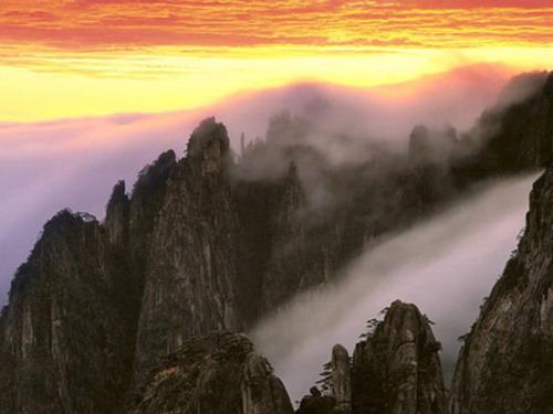 The Scenery of Lushan Mountain
