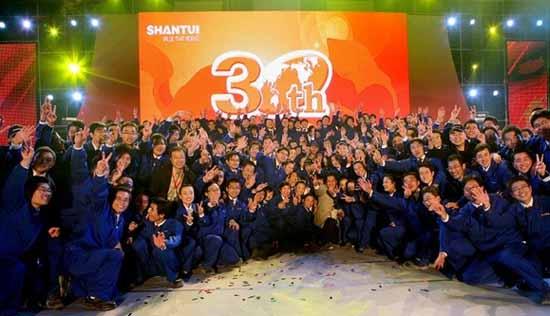 CELEBRATION ON SHANTUI   S 30TH ANNIVERSARY AND INCOME OF OVER 10 BILLION