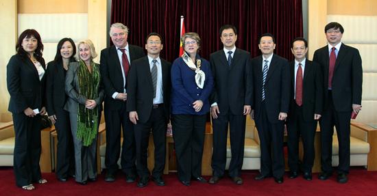 A  Visit  of  the  Delegation  from  BC  Province  in  Canada