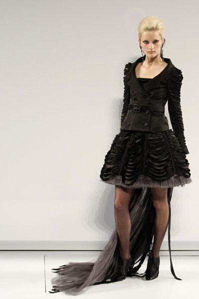 Karl Lagerfeld A/W 2009-2010 Haute Couture fashion collection for Chanel in Paris