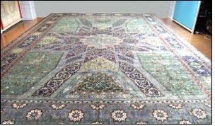 UAE:Yazdani to display pure silk carpet 'Zohra' at DOMOTEX