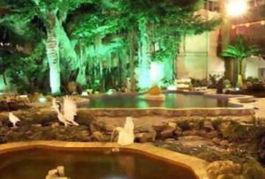 Travel in the goldly green holiday village of hot spring of Beijing  Beijing of China