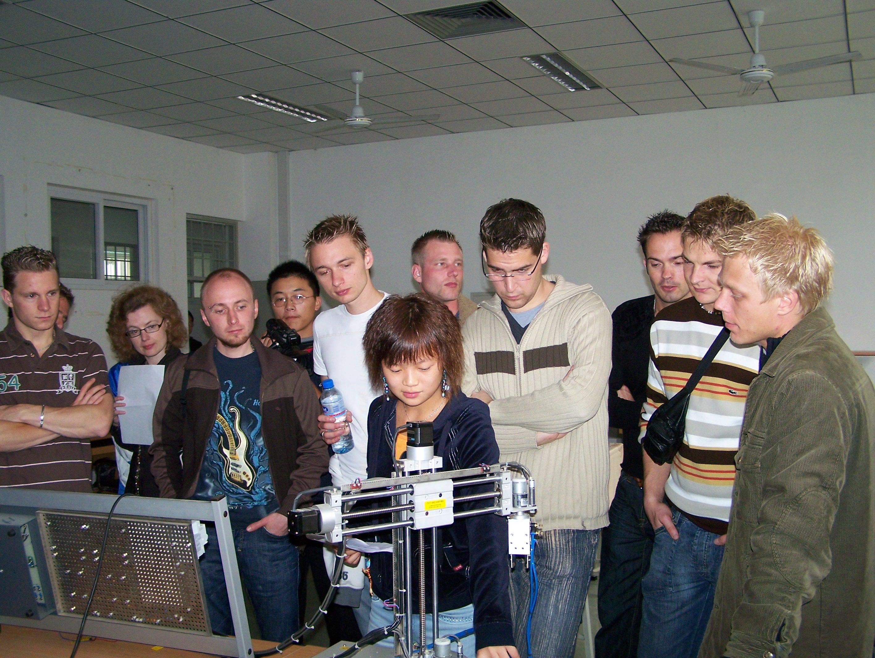The  Student's  Delegation  from  Bochum  University  of  Applied  Sciences  of  Germany  paid  a  4-day  visit  to