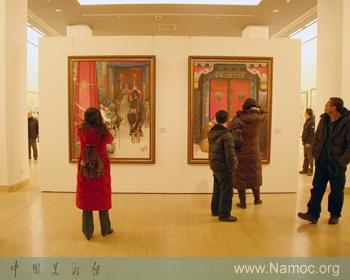 A memorial exhibition is on view for the first class of postgraduates of the traditional Chinese paintings in China Central Academy of Fine Arts