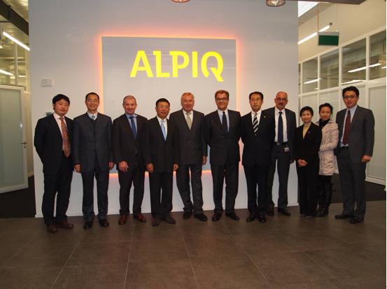 Mr. Wang Shuai Ting Visited ALPIQ in Switzerland