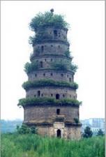 The north tower of Shaoyang travels  Shaoyang of China