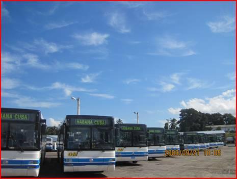 Yutong   s CKD buses run in Santiago