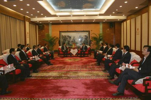Mr. Song Lin Visited Mr. Zhou Qiang, the Secretary of Hunan Provincial League Committee