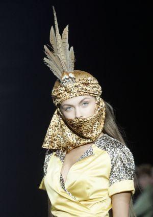 Models display new collections at Moscow Fashion Week