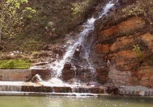 The valley natural scenic spot of the flying dragon travels  Beijing of China