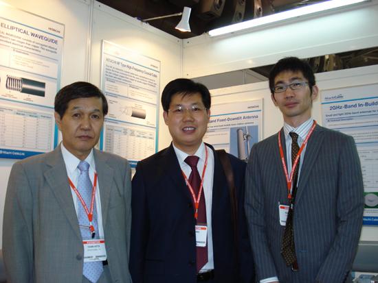 Jiangsu Zhongtian Technology and Zhongtian Hitachi RF Cable attended Communic Asia 2008