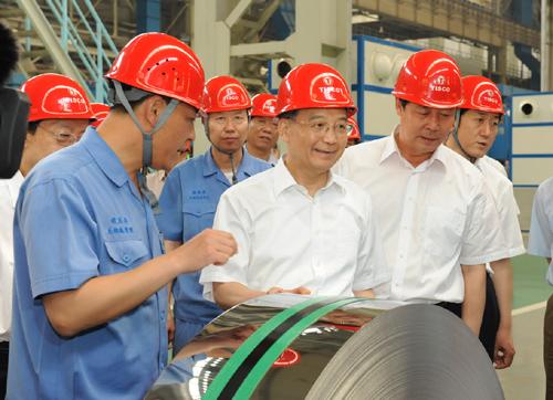 Premier Wen Jiabao Visits TISCO (Picture)