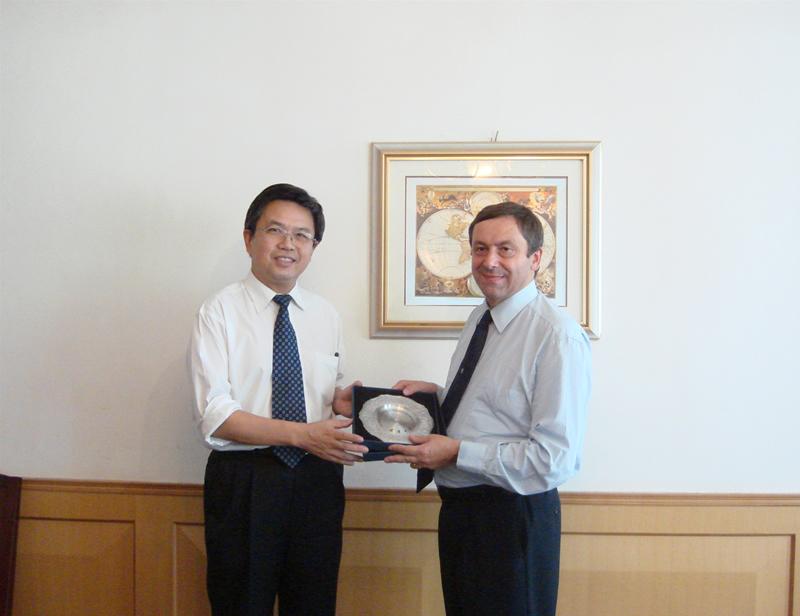 Rector of Politecnico di Torino visited Tianjin University