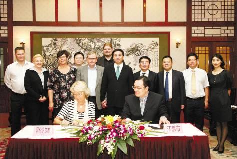 Jiangyin made friendship with Arendal