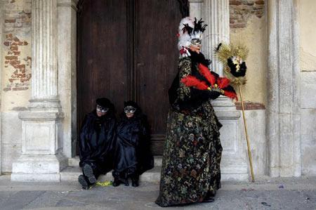 The Venetian Carnival in Venice
