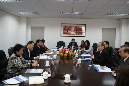 President Shang Shichang of Chihlee Institute of Technology from Taiwan Arrived in HZU